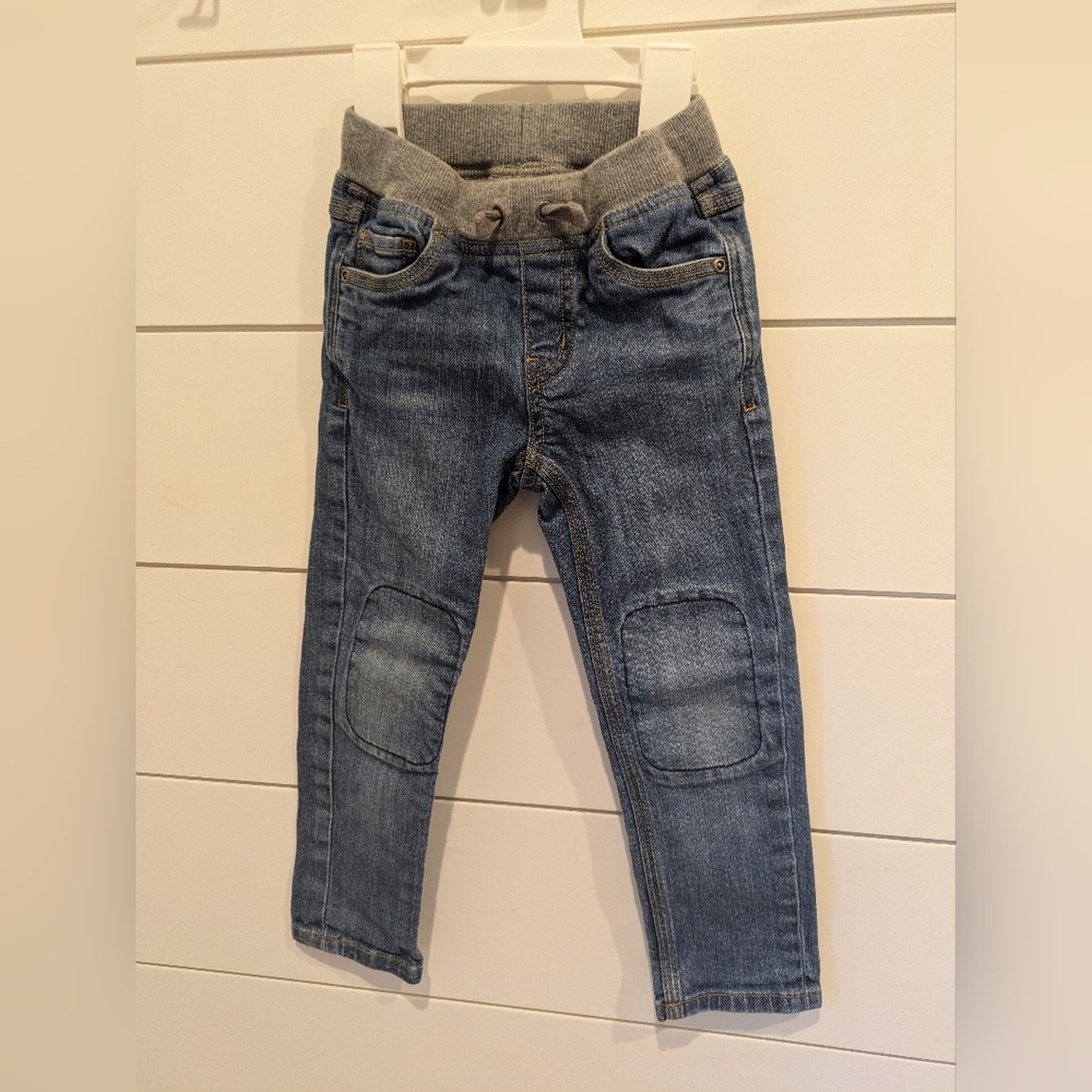 Hanna Andersson Skinny light wash jeans, 100/3T
